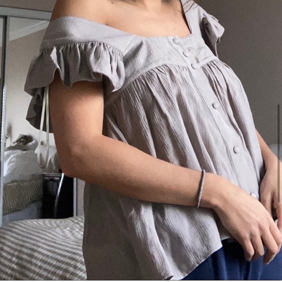 Baby doll peasant blouse - Picture 5 of 8